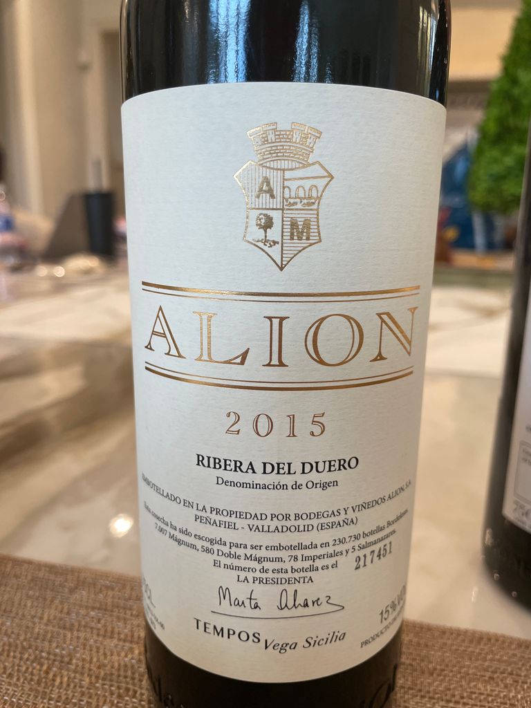 2016 Bodegas y Viñedos Alión Ribera del Duero - CellarTracker