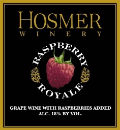 Royal Raspberry Wine NV Hosmer Raspberry Royale, USA, New York, Finger Lakes, Cayuga Lake ...