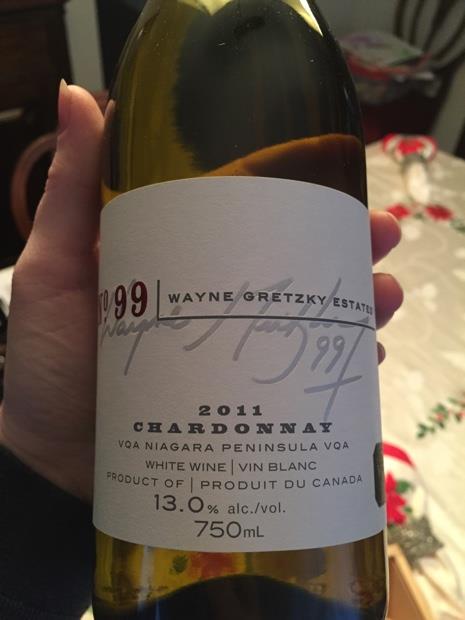Wayne gretzky Chardonnay unoaked vqa 750ml (627167099007)