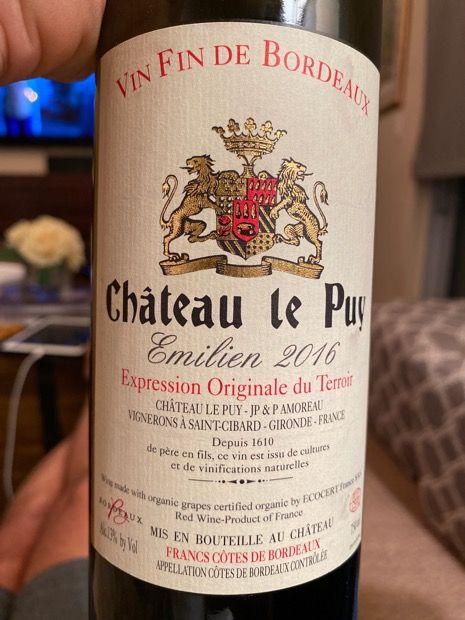 2015 Château Le Puy Cuvée Emilien - CellarTracker