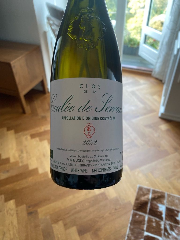 2019 Nicolas Joly Clos de la Coulée de Serrant - CellarTracker