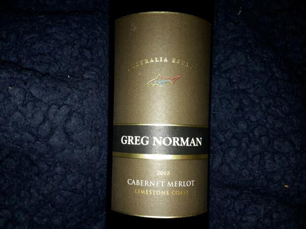 2008 Greg Norman Australia Estates Cabernet Merlot, Australia, South ...