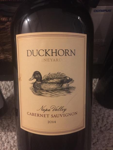 2014 Duckhorn Vineyards Cabernet Sauvignon Three Palms Vineyard, USA ...