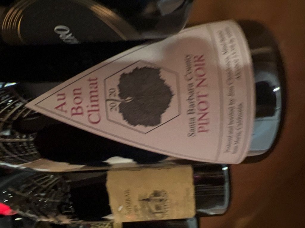 2022 Au Bon Climat Pinot Noir Santa Barbara County - CellarTracker