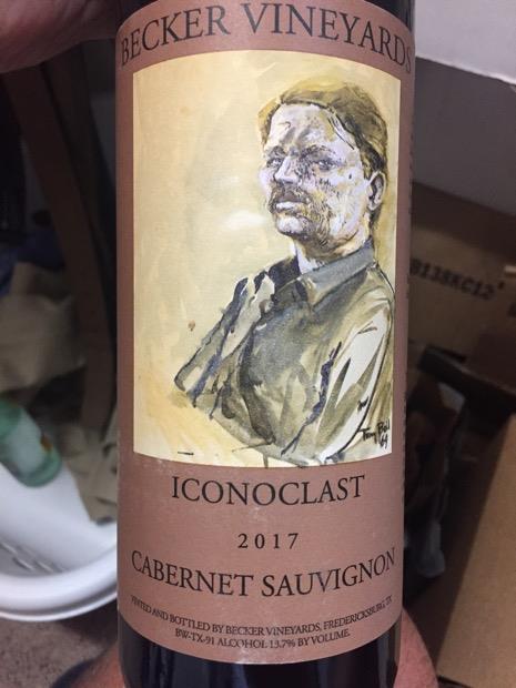 2011 Becker Vineyards Cabernet Sauvignon Iconoclast - CellarTracker