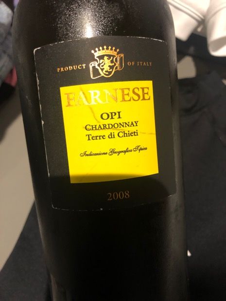ワイン Farnese Opis Chardonnay 2003 750ML 2003 Farnese Chardonnay OPI Terre di Chieti IGT - CellarTracker