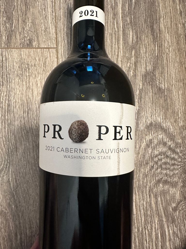 2021 Proper Wines Sauvignon Champoux Vineyard, USA, Washington
