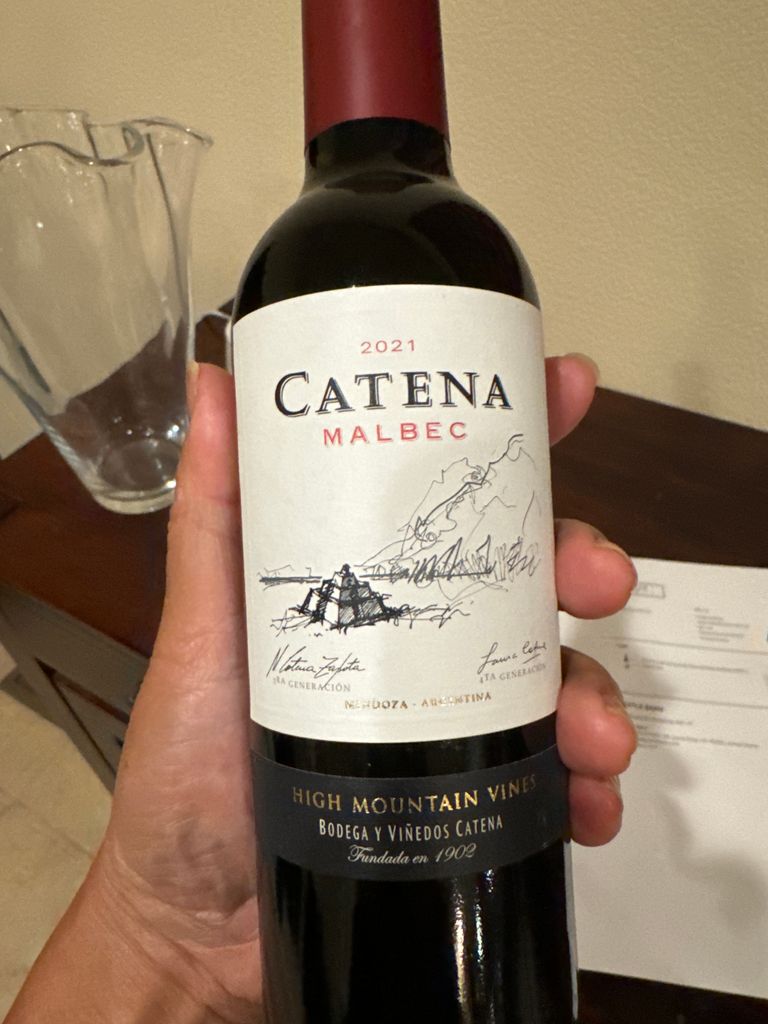 2021 Bodega Catena Zapata Malbec Catena High Mountain Vines