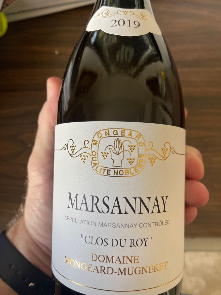 2019 Mongeard-Mugneret Marsannay Clos de Roy Blanc, France, Burgundy ...