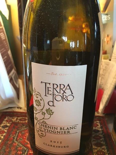 2015 Terra Doro Winery Chenin Blanc Viognier Usa