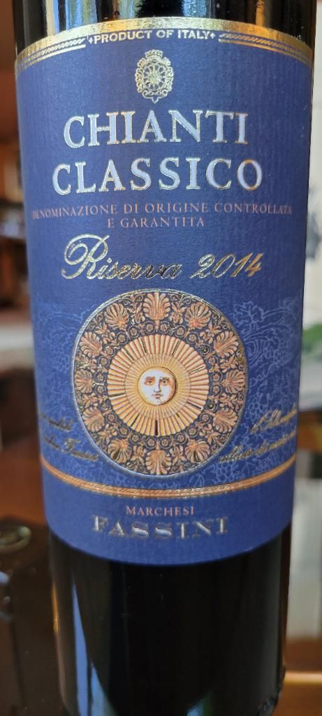 2016 Marchesi Fassini Chianti Classico Riserva, Italy, Tuscany, Chianti ...