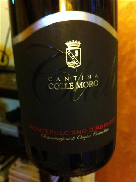 2008 Cantina Colle Moro Montepulciano d'Abruzzo Colle Alcade, Italy ...