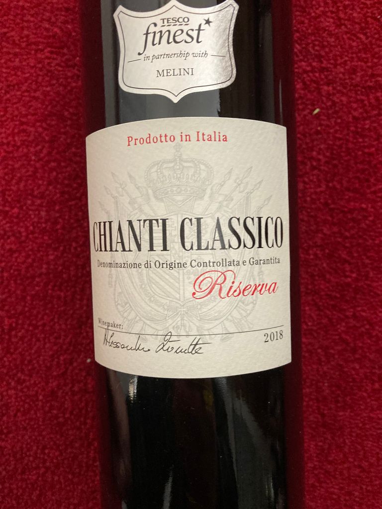2019 Tesco's Finest Melini Chianti Classico DOCG Chianti Classico