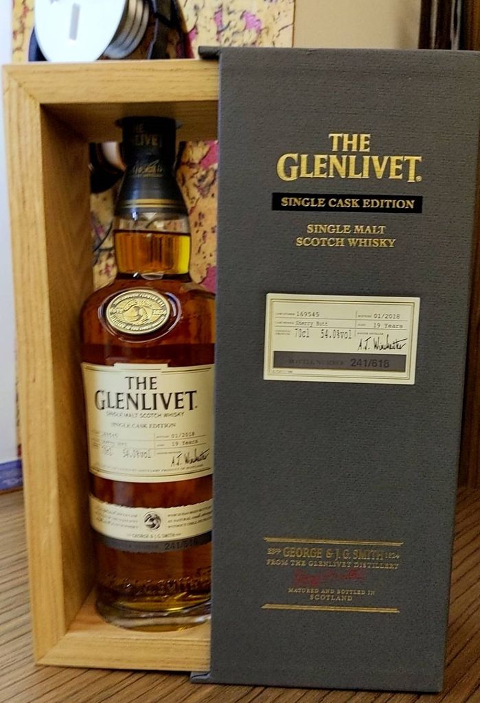 2018 The Glenlivet 19 Year Old Single Cask Edition #169545 Single
