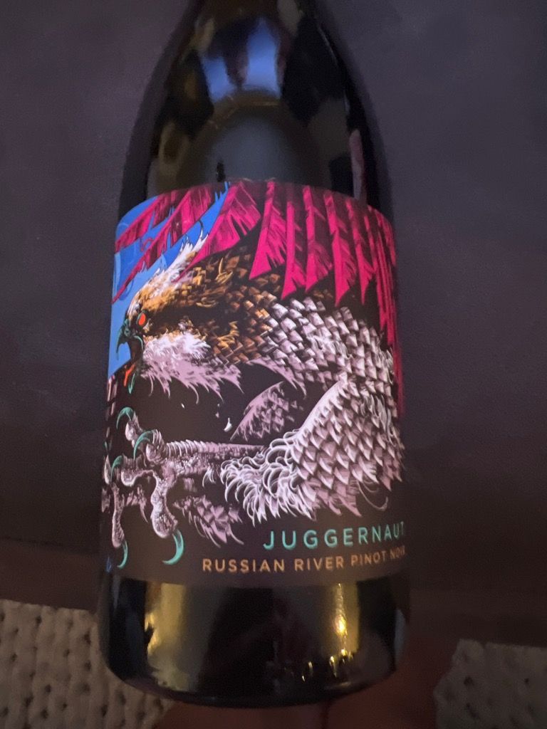 2020 Juggernaut Wine Company Pinot Noir, USA, California, Sonoma County