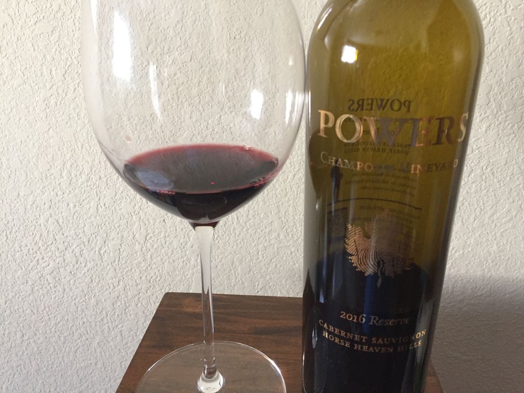 ワイン Powers 2017 Reserve Cabernet Sauvignon 2017 Powers Cabernet Sauvignon Reserve Champoux Vineyard