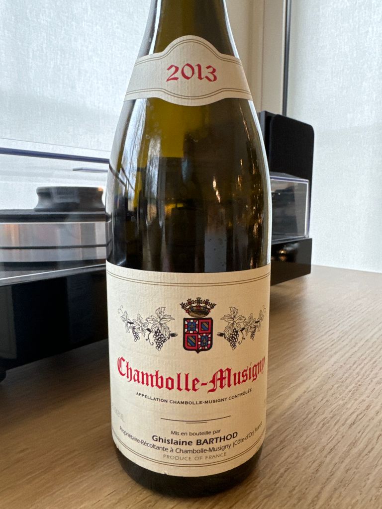 2013 Domaine Ghislaine Barthod Chambolle-Musigny - CellarTracker