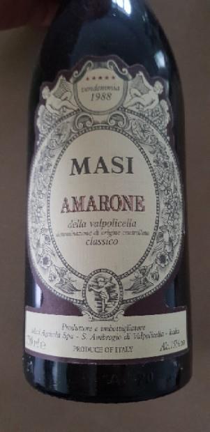 1988 Masi Recioto della Valpolicella Amarone Classico - CellarTracker