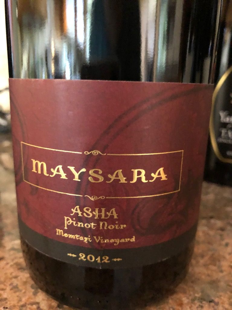 2012 Maysara Winery Pinot Noir Asha Momtazi Vineyard, USA, Oregon