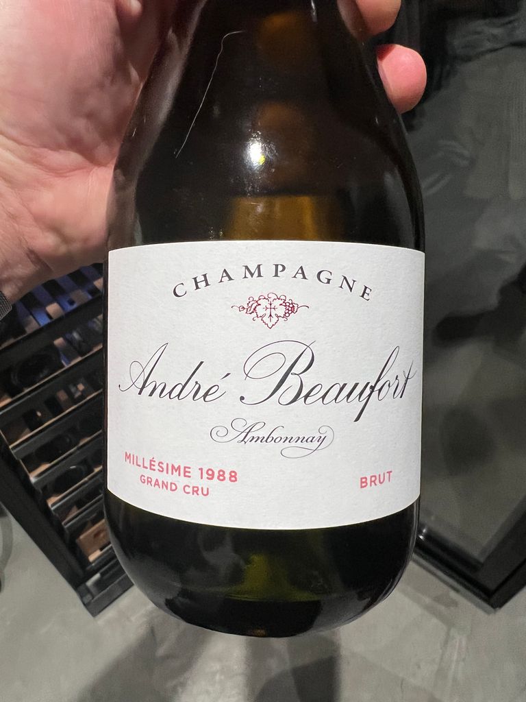 Andre Beaufort Ambonnay Rouge 1985 Champagne André Beaufort