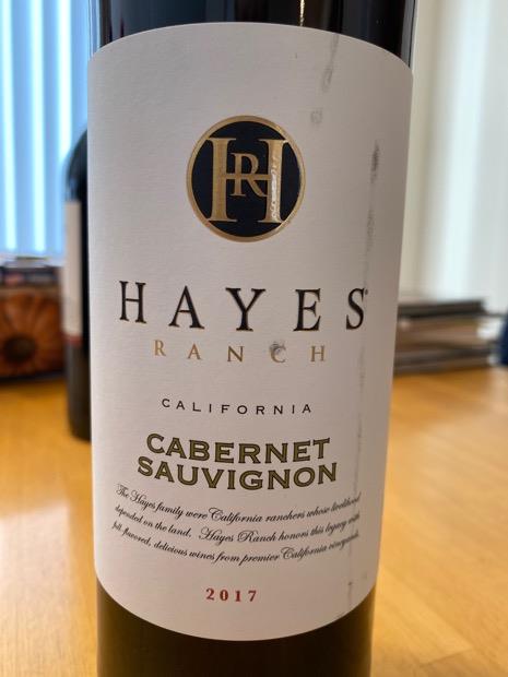 2017 Hayes Ranch Cabernet Sauvignon, USA, California, Central Coast ...