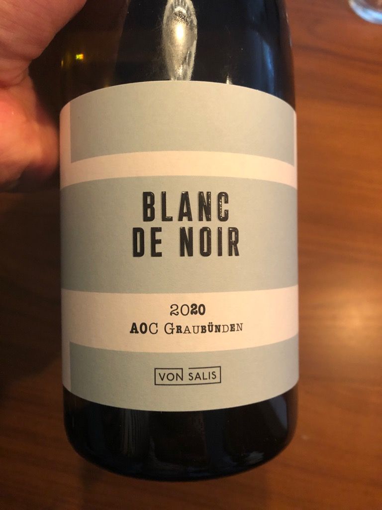 2020 Von Salis Blanc de Noir CellarTracker