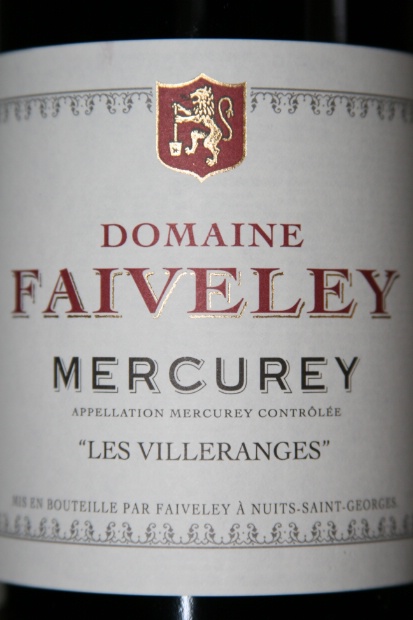2012 Faiveley Mercurey Les Villeranges - CellarTracker