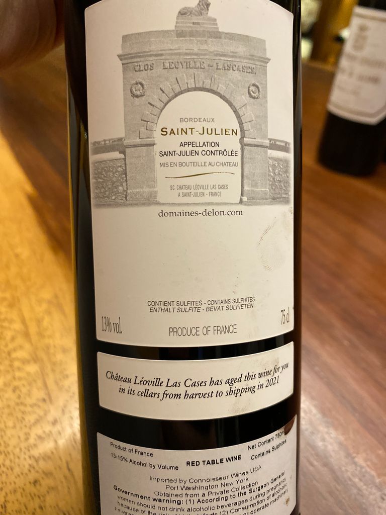 Grand Vin de Léoville 2002 2002 Château Léoville Las Cases - CellarTracker