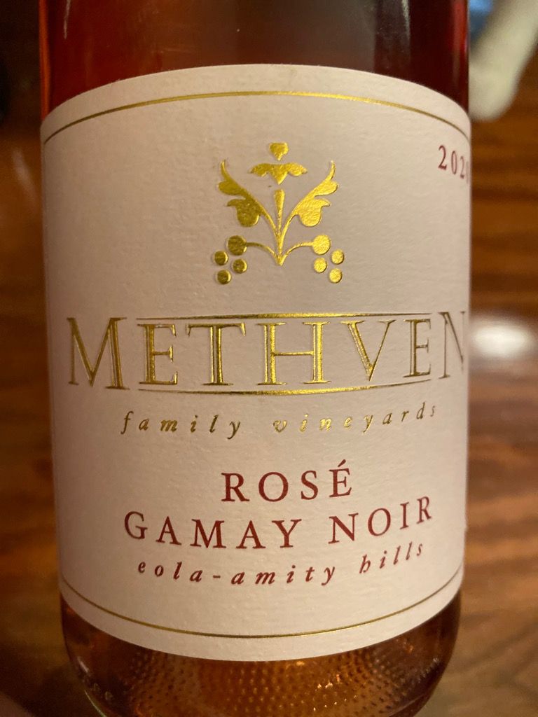2014 Methven Family Vineyards Pinot Noir Gamay Rose of Gamay Noir, USA