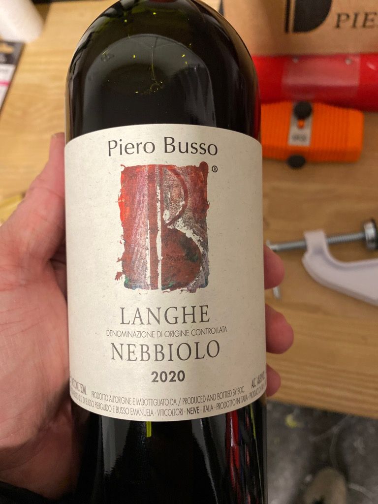 2020 Piero Busso Langhe Nebbiolo, Italy, Piedmont, Langhe, Langhe DOC ...