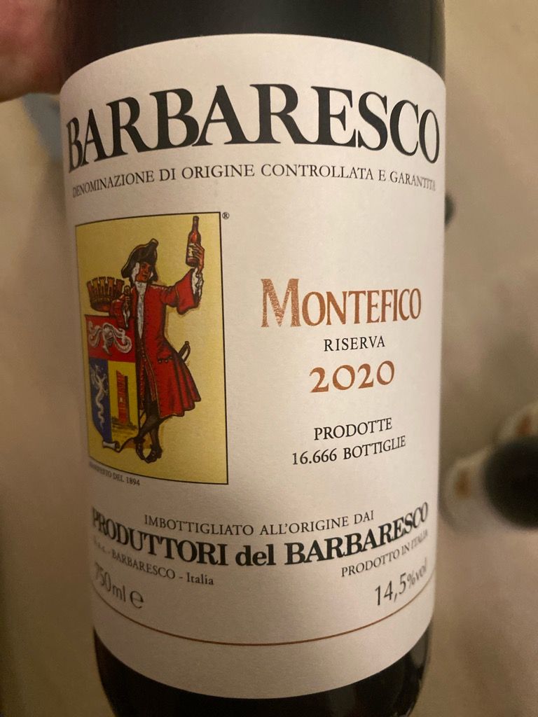 2020 Produttori del Barbaresco Barbaresco Riserva Montefico