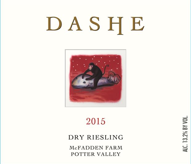 2016 Dashe Cellars Riesling McFadden Farms, USA, California, North Coast, Potter Valley