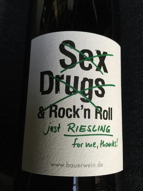 2016 Emil Bauer And Söhne Riesling No Sex Drugs And Rockn Roll Just Riesling Germany Pfalz 3268