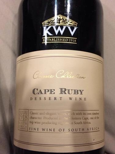 NV KWV Cape Ruby South Africa Coastal Region Paarl CellarTracker