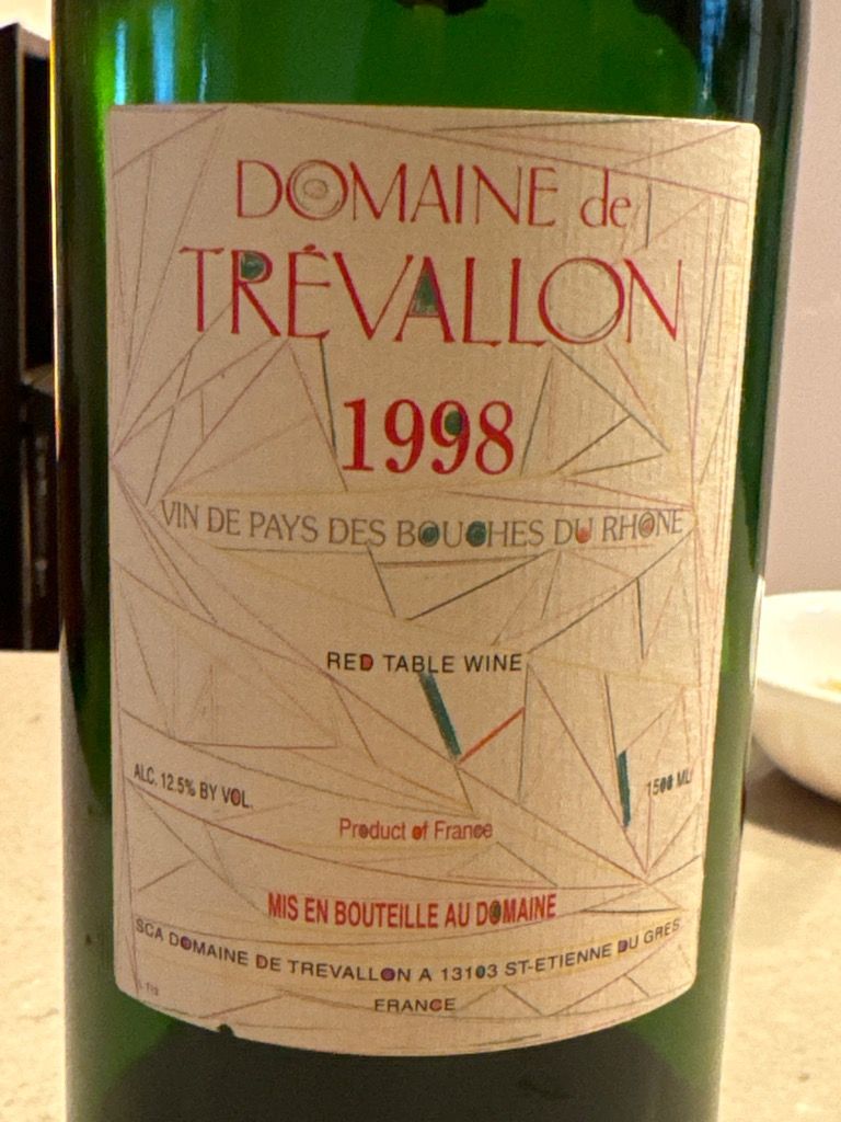 1998 Domaine de Trévallon - CellarTracker