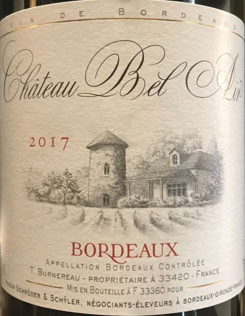 2017 Château BelAir Bordeaux, France, Bordeaux CellarTracker