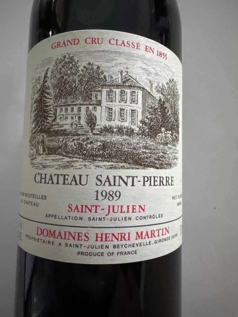 1989 Château Saint-Pierre - CellarTracker