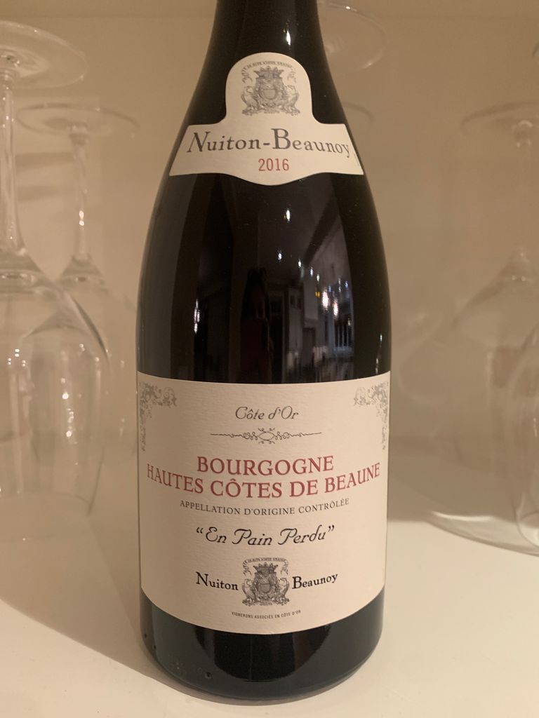 2018 Nuiton-Beaunoy Bourgogne Hautes-Côtes De Beaune En Pain Perdu ...