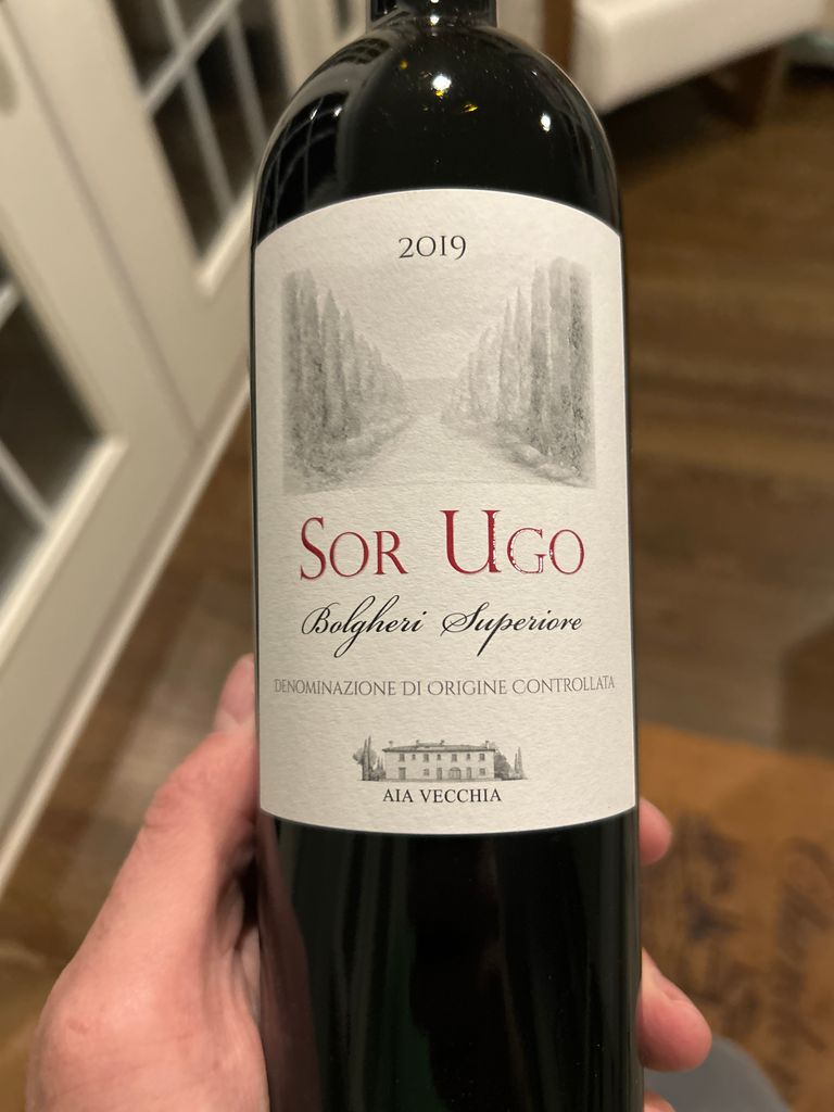 2019 Aia Vecchia Bolgheri Superiore Sor Ugo - CellarTracker