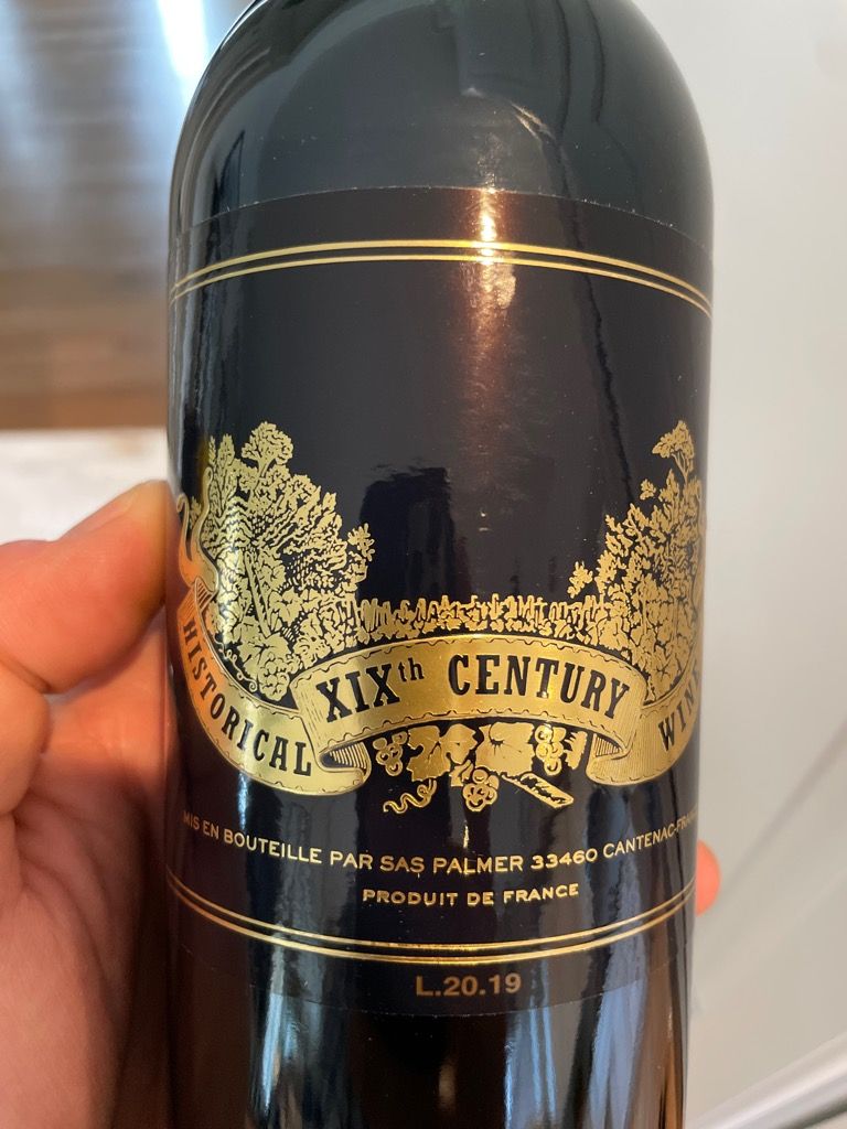 未開栓】Historical XIXth Century Wine 750ml Vin de Table Franais