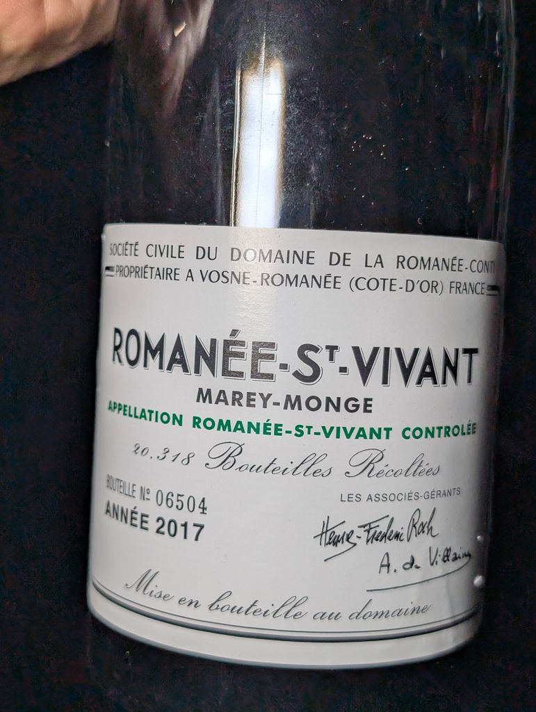 2017 Domaine de la Romanée-Conti Romanée St. Vivant - CellarTracker