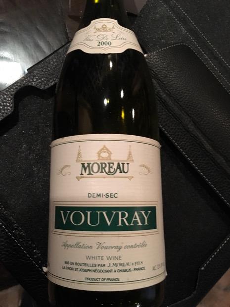 00 J Moreau Fils Vouvray Demi Sec France Loire Valley Touraine Vouvray Cellartracker