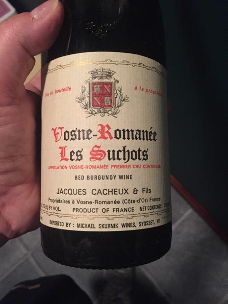 2020 Jacques Cacheux & Fils Vosne-Romanée 1er Cru Les Suchots