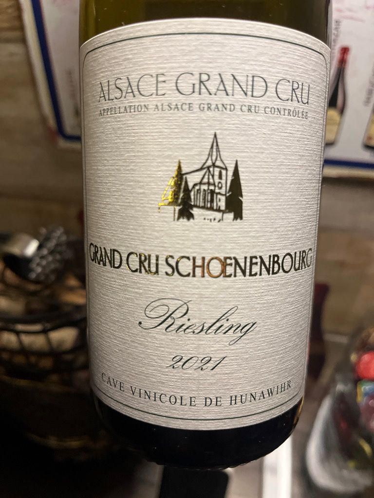 Hunawihr Riesling 2021 Cave Vinicole de Hunawihr Riesling Schoenenbourg, France, Alsace ...