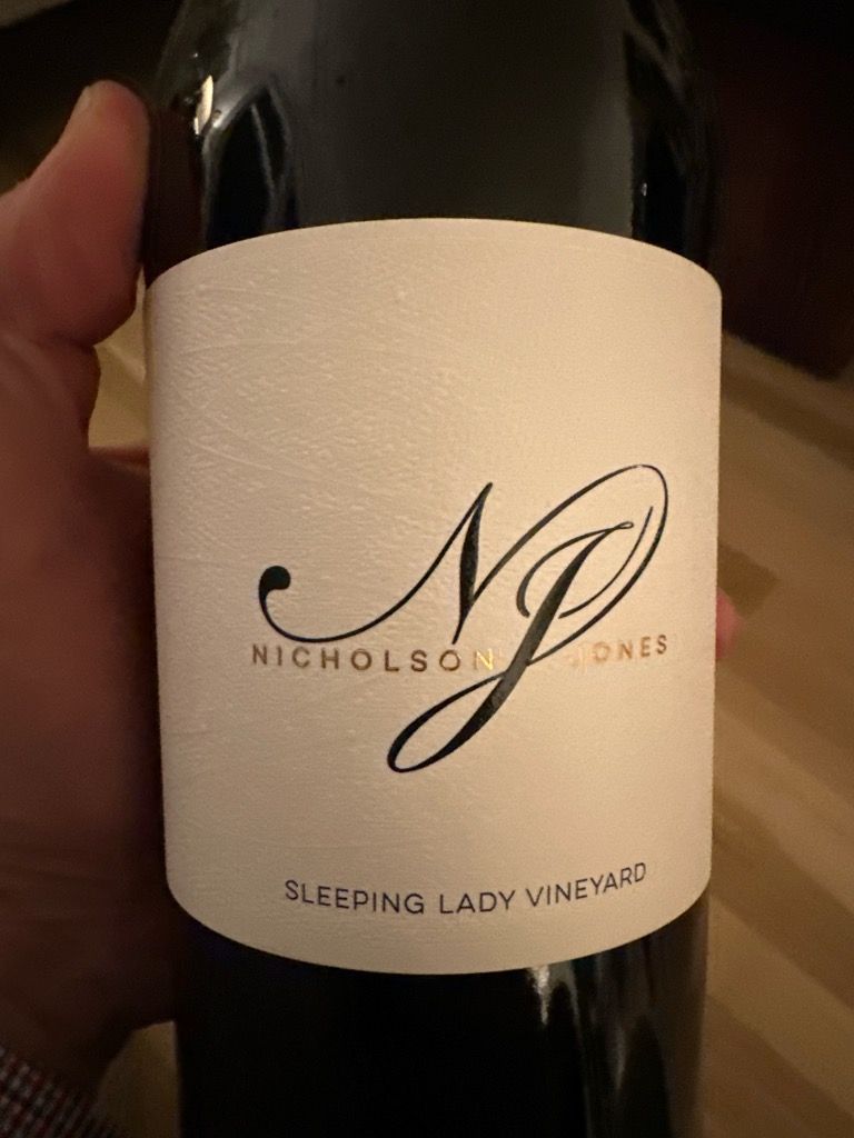 2015 Nicholson Jones Cabernet Sauvignon Sleeping Lady Vineyard