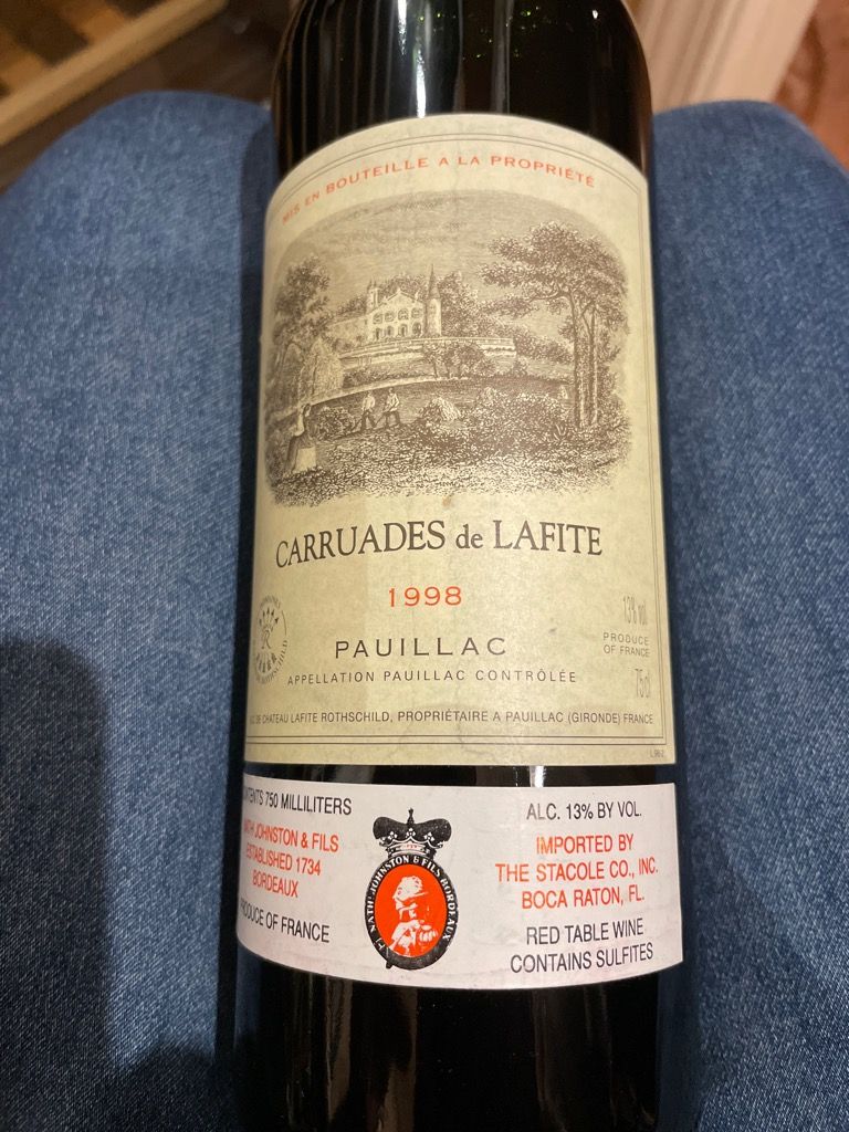 1998 Carruades de Lafite - CellarTracker