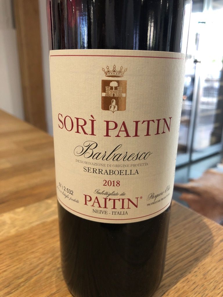 ワイン SORI PAITIN Paitin Sorì Paitin Barbaresco Serraboella 2018 750 ml.