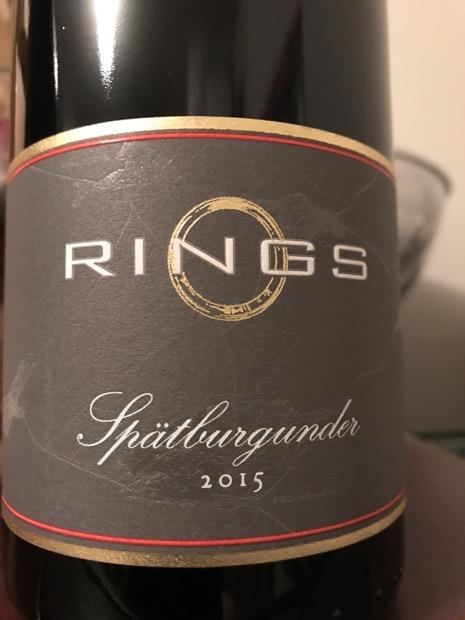 2015 Weingut Rings Spätburgunder, Germany, Pfalz - CellarTracker