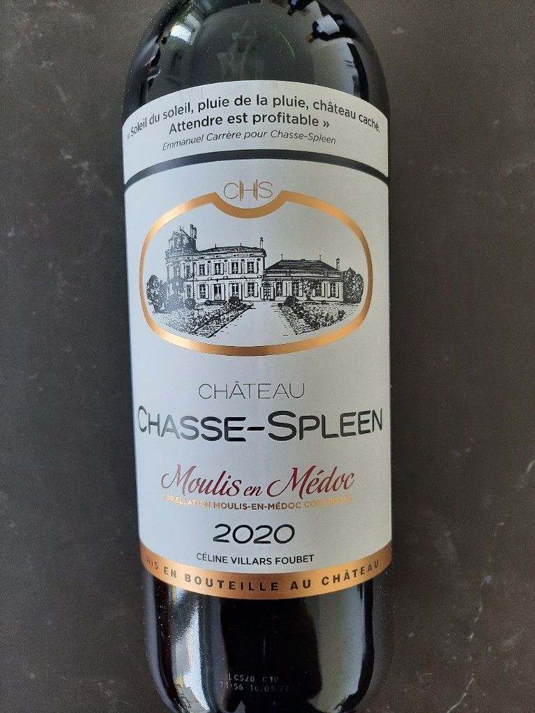 CHÂTEAU CHASSE-SPLEEN 2020 シャススプリーン 2020 レ・リタージュ・ド・シャス・スプリーン / シャトー・シャス