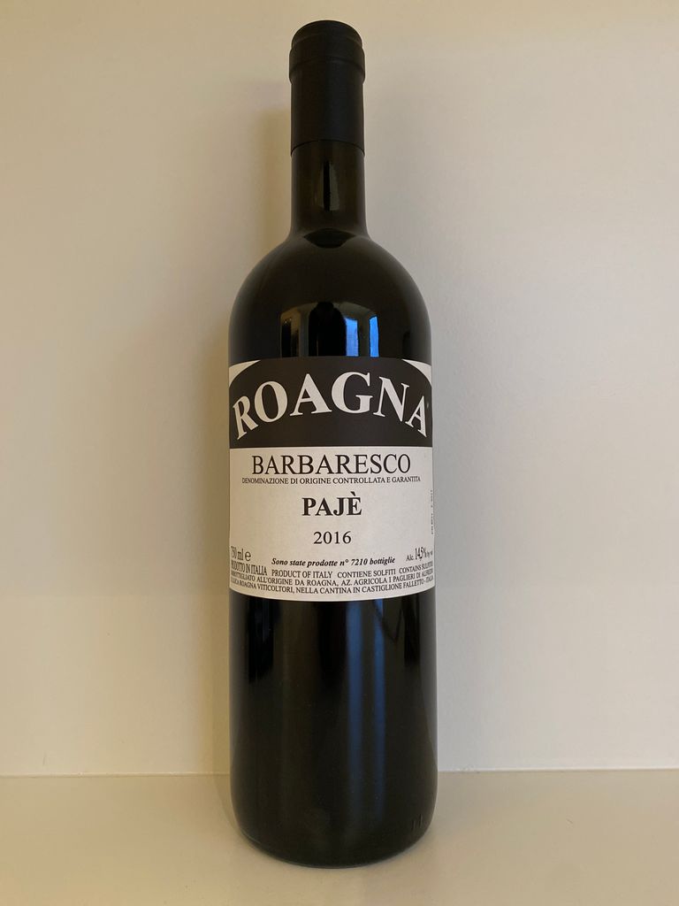 2016 Roagna Barbaresco Pajè - CellarTracker